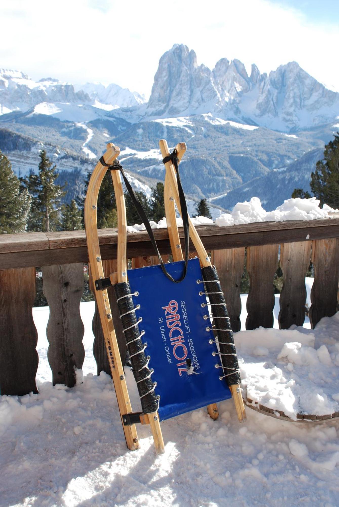 Chalet Da Mont Resciesa Ortisei Exteriör bild