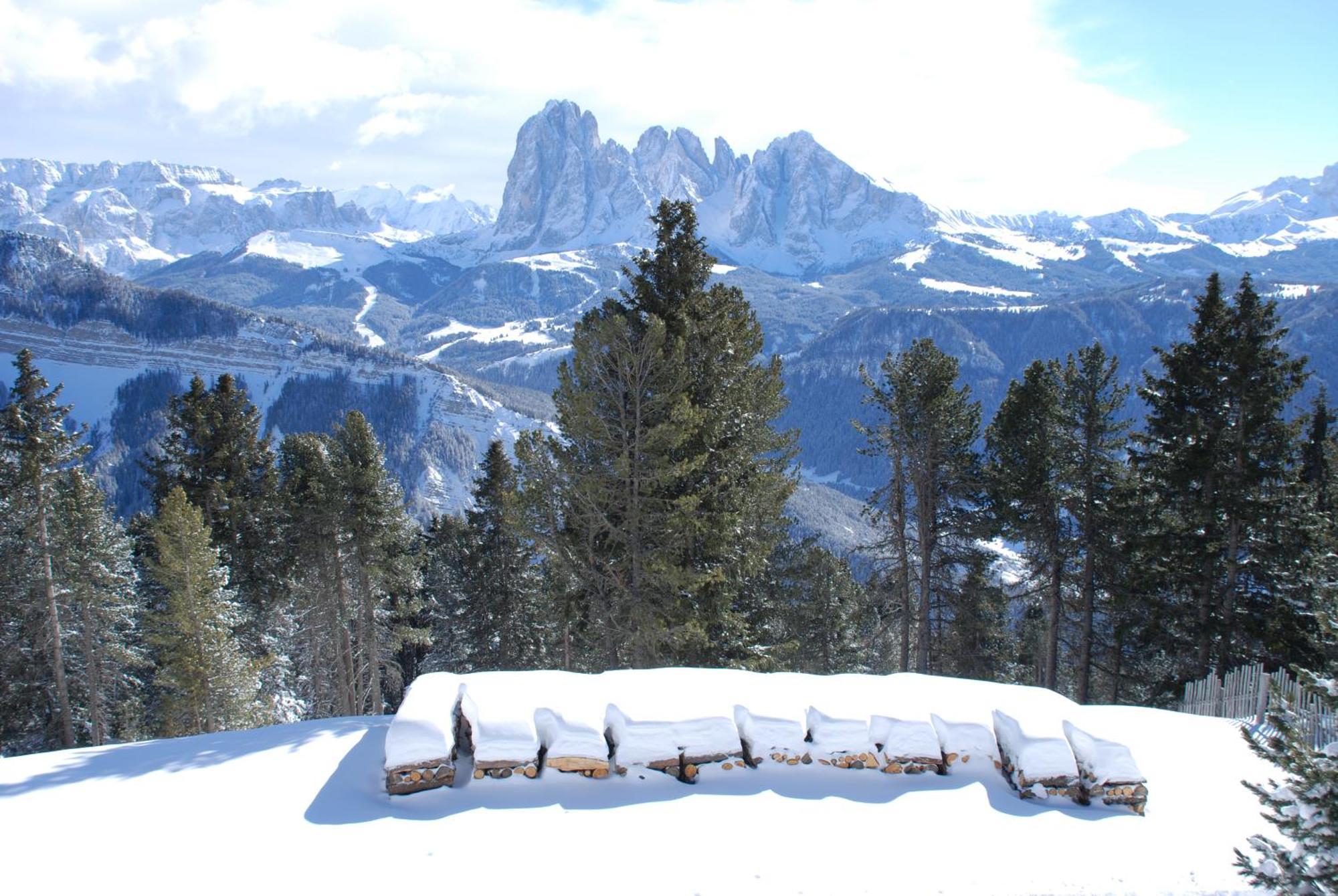 Chalet Da Mont Resciesa Ortisei Exteriör bild